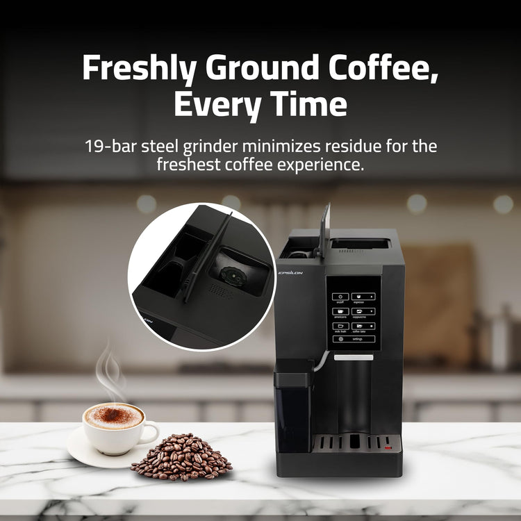 Fully Automatic Coffee Machine with Grinder (40.5768 Fl Oz)