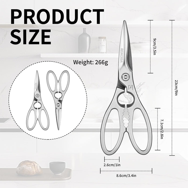 Kitchen Scissors Heavy Duty Ultra Sharp Multi