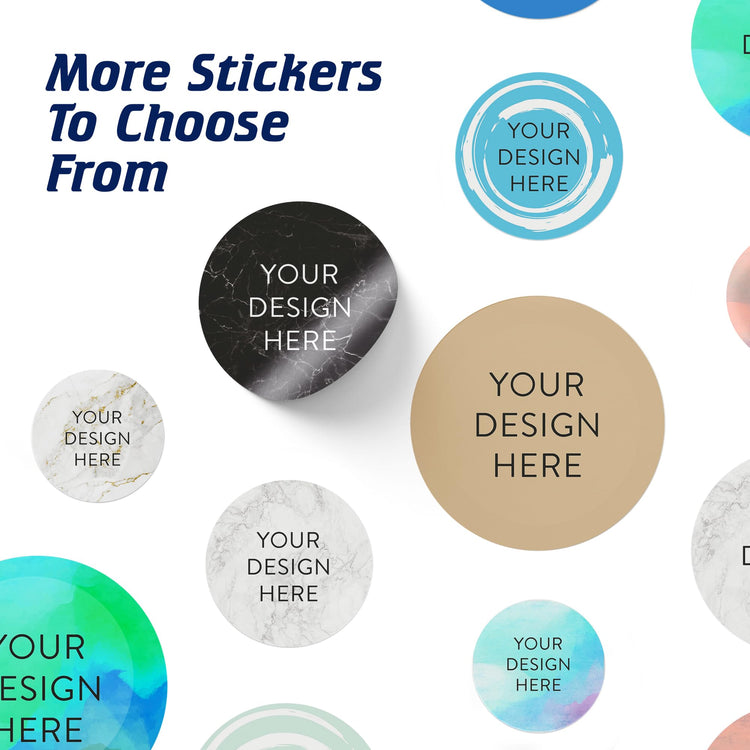 Custom Vinyl Stickers Your Image (100 Count)
