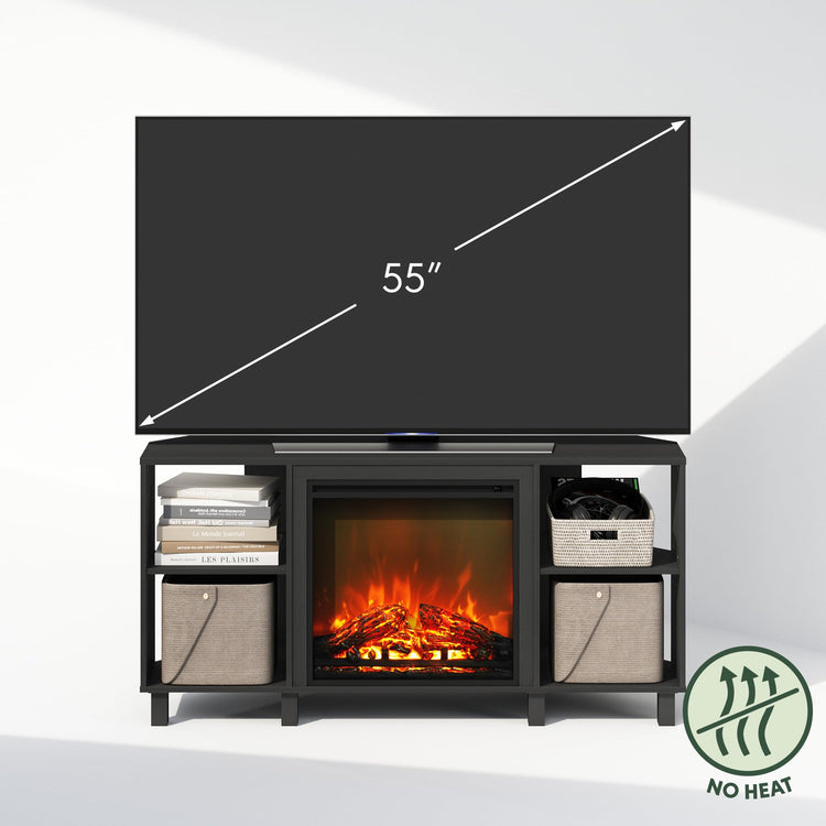 Jensen Fireplace TV Stand