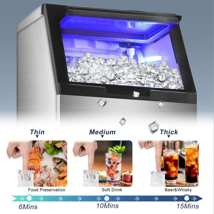 Commercial Ice Maker Machine 140LBS