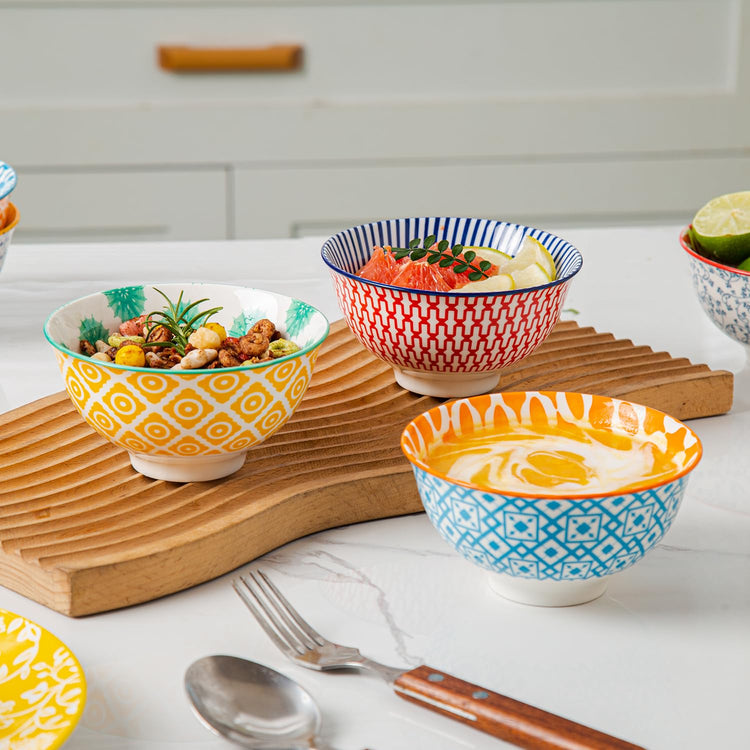 12 Oz Ceramic Small Dessert Bowls Set of 6 (6 Count)