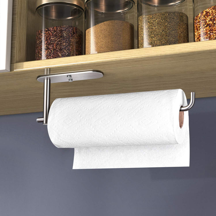 Self Adhesive Paper Towel Holder Under Cabinet Mount
