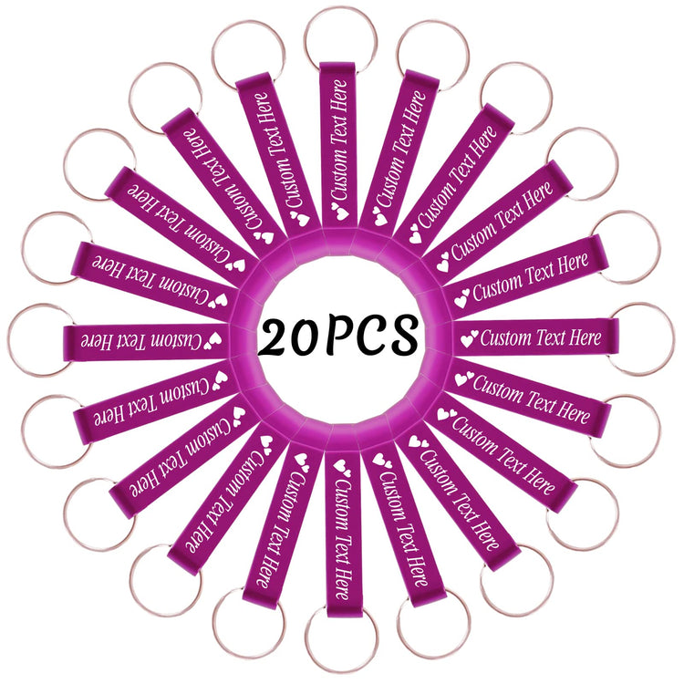 20PCS Personalized Bottle Opener Keychain Bulk Custom Beer Bottle Opener with Logo Text Engraved Wedding Bottle Opener Favors Customized Gifts for Guests Baby Shower Birthday Party