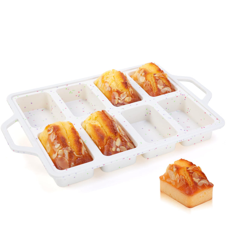 1 Pc Mini Loaf Pans with Metal Reinforced Frame