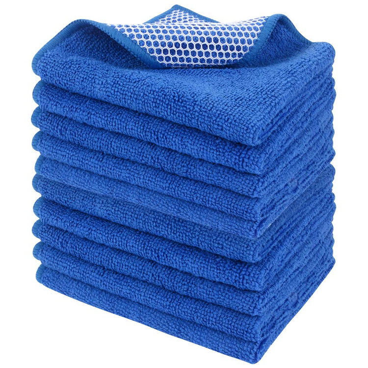 Dish Cloth for Washing Dishes Kitchen Washcloth Cleaning Cloth (10 Count)