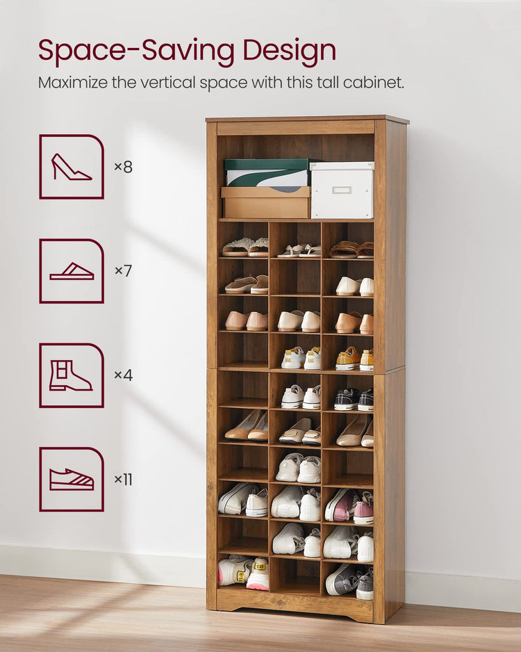 Tall Shoe Storage Cabinet