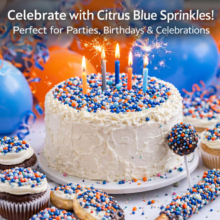 Citrus Blue Celebration Sprinkle Mix