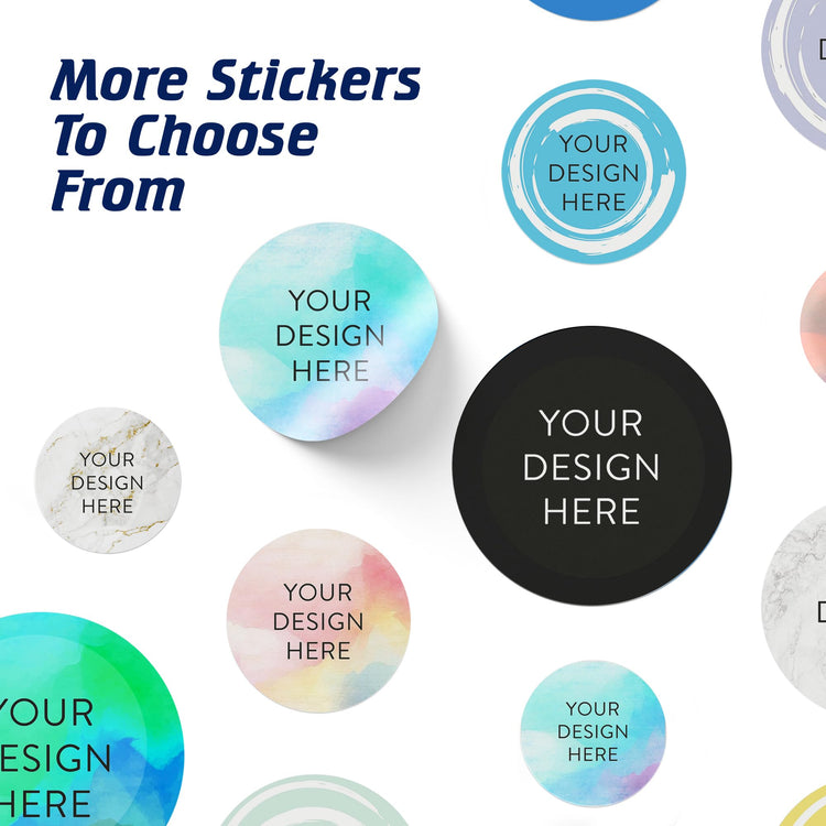 Custom Vinyl Stickers Your Image (100 Count)