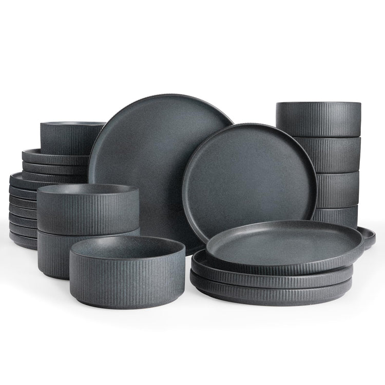 Star Stoneware Dinnerware Sets for 8 (24 Count)
