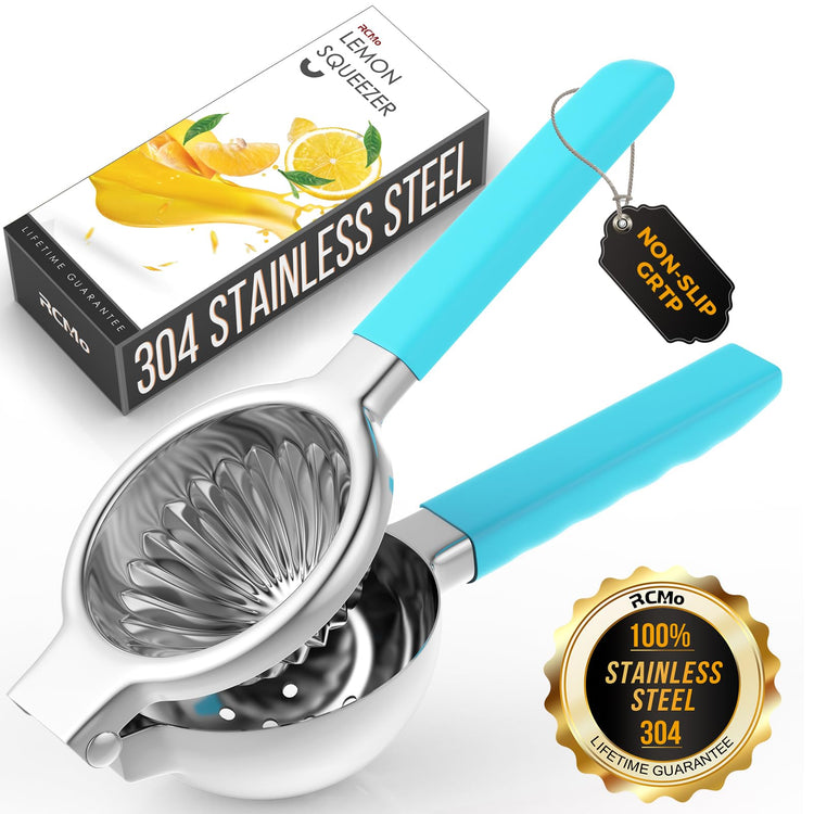 Lemon Squeezer 304 Stainless Steel Large Metal Manual Citrus Juicer