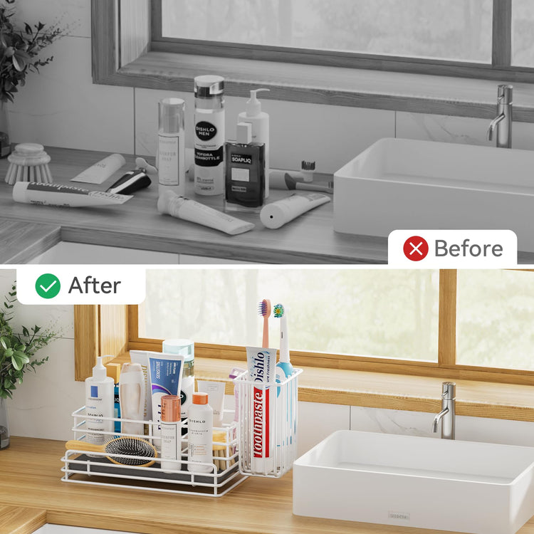 Sponge Holder for Kitchen Sink Organizer Caddy