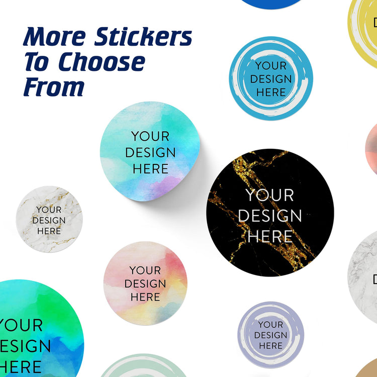 100 Custom Vinyl Stickers (100 Count)
