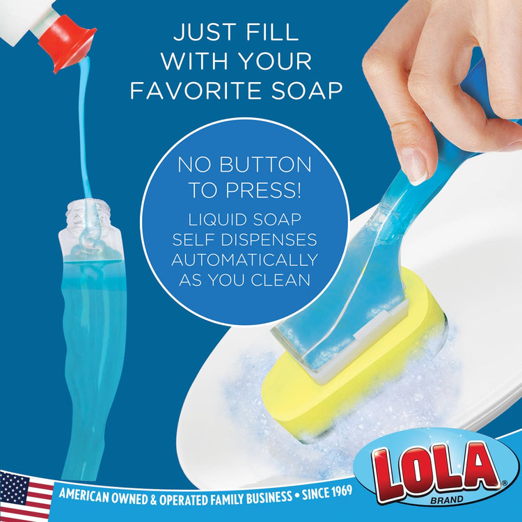 Soap Dispenser Dish Wand Sponge Head Refills (12 Count)