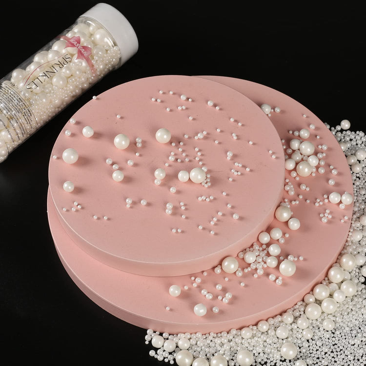 White Pearl Sugar Sprinkles (4.58 Ounce)