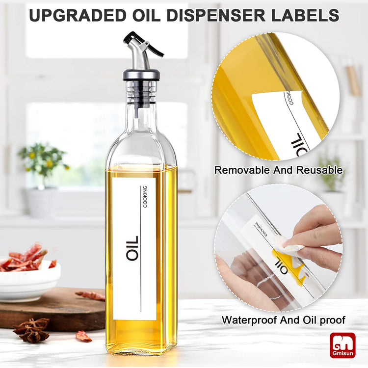 Olive Oil Dispenser And Vinegar Bottle 3 Pack 17oz (3 Count)