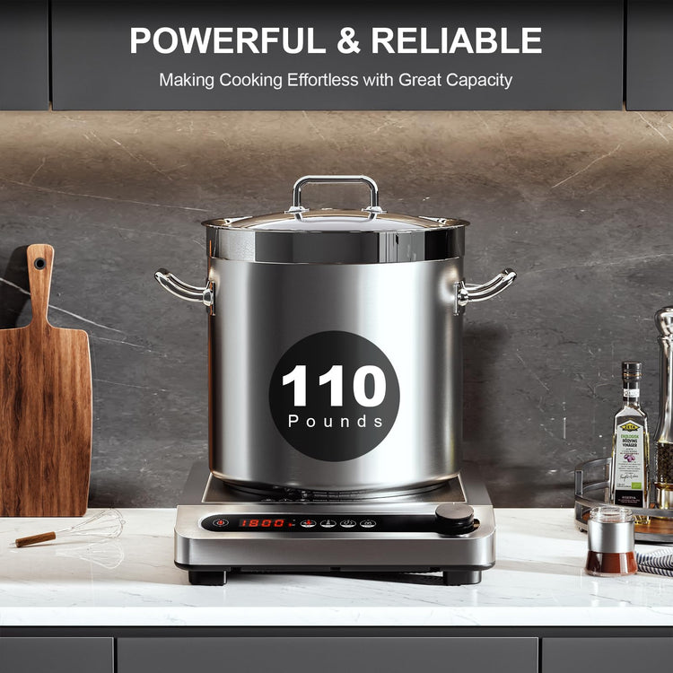 1800W Commercial Induction Cooktop
