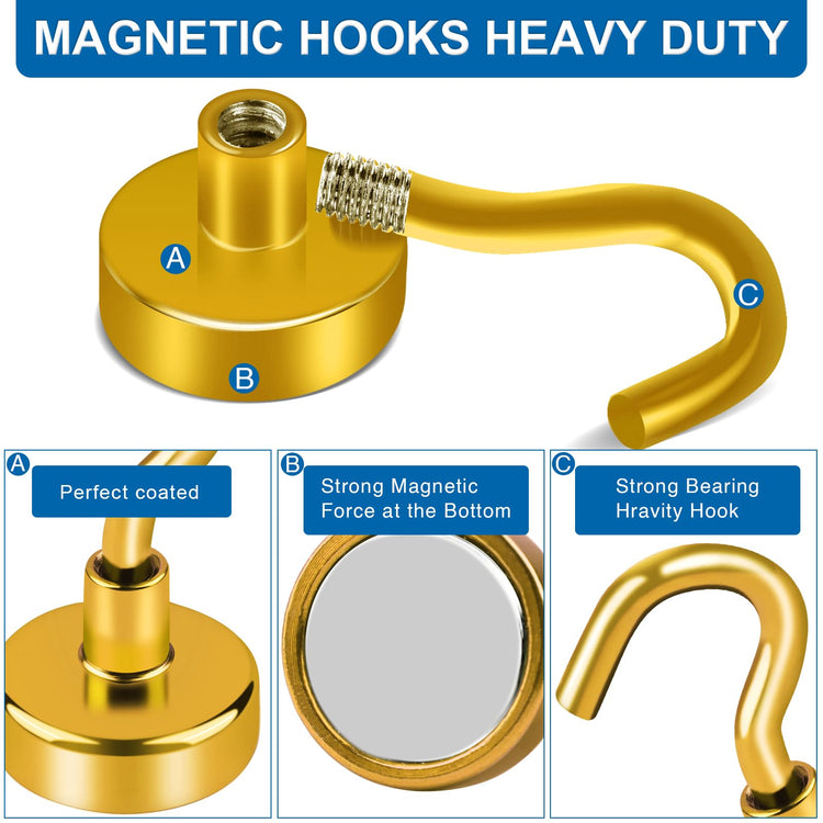 Magnetic Hooks (12 Count)