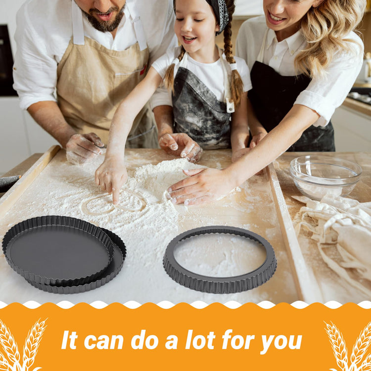 Tart Pan 9 Inch Removable Bottom