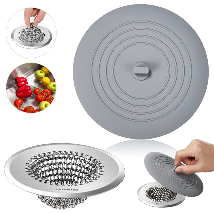 Kitchen Sink Drain Strainer & Sink Stopper