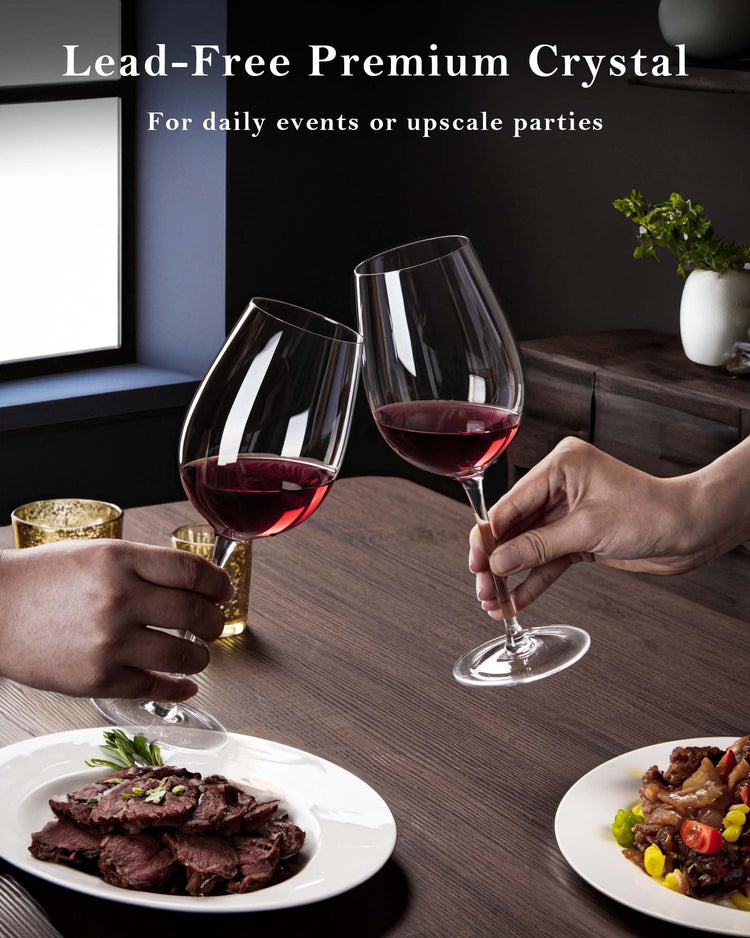 Crystal Wine Glasses (2 Count)