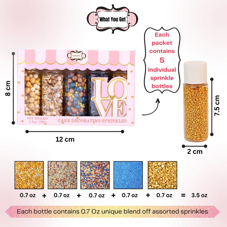 Cake Decorating Sprinkles (5 Ounce)