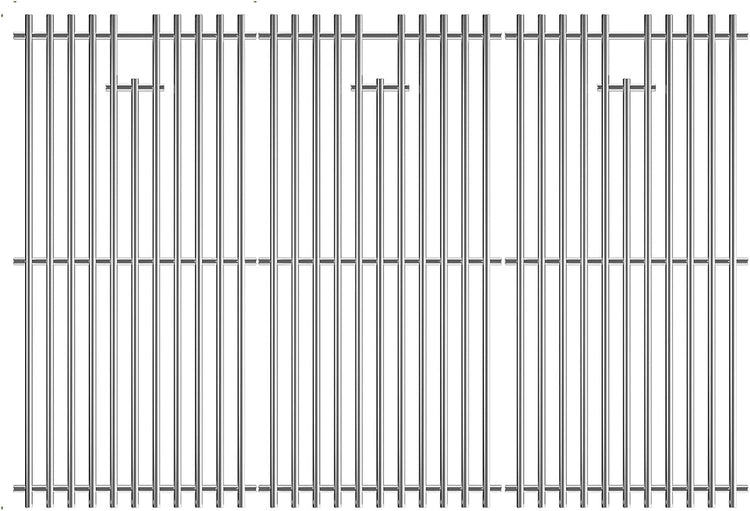 16 15/16" Grill Grates for Charbroil Advantage 4 Burner 463344116 463343015 463344015 463240015 463340516, Stainless Steel Cooking Grids Replacement Parts for Charbroil G460-0500-w1, G530-b700-w1