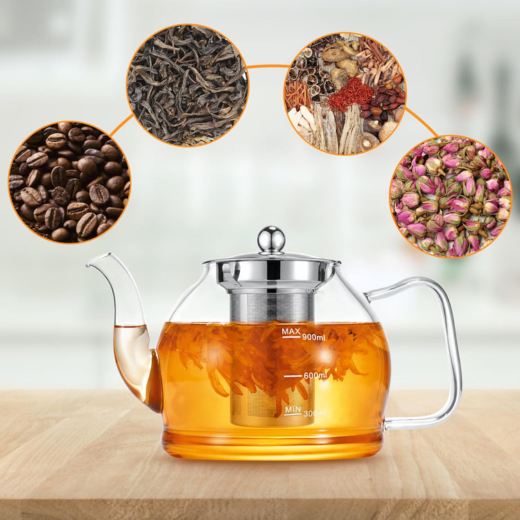 STNTUS Glass Teapot