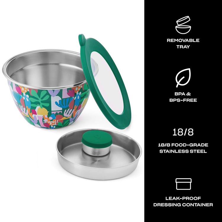 S’well Stainless Steel 64oz Salad Bowl Kit