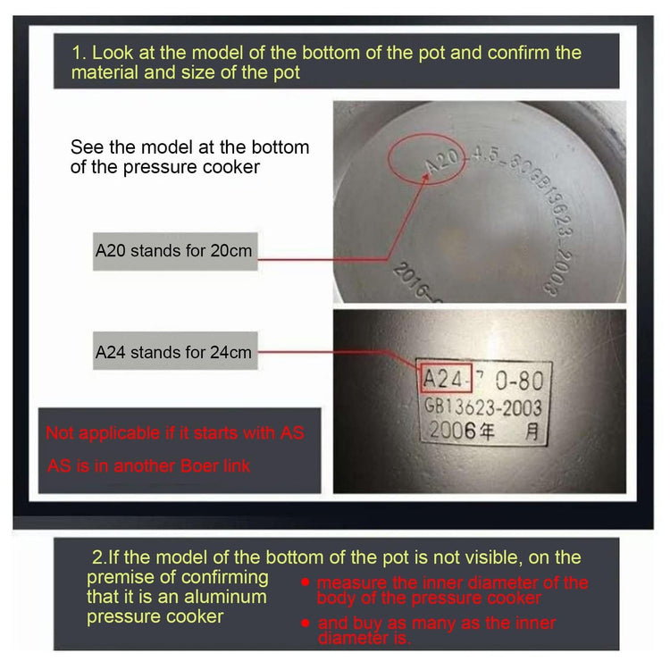Pressure Cooker Sealing Rings Replacement Accessory