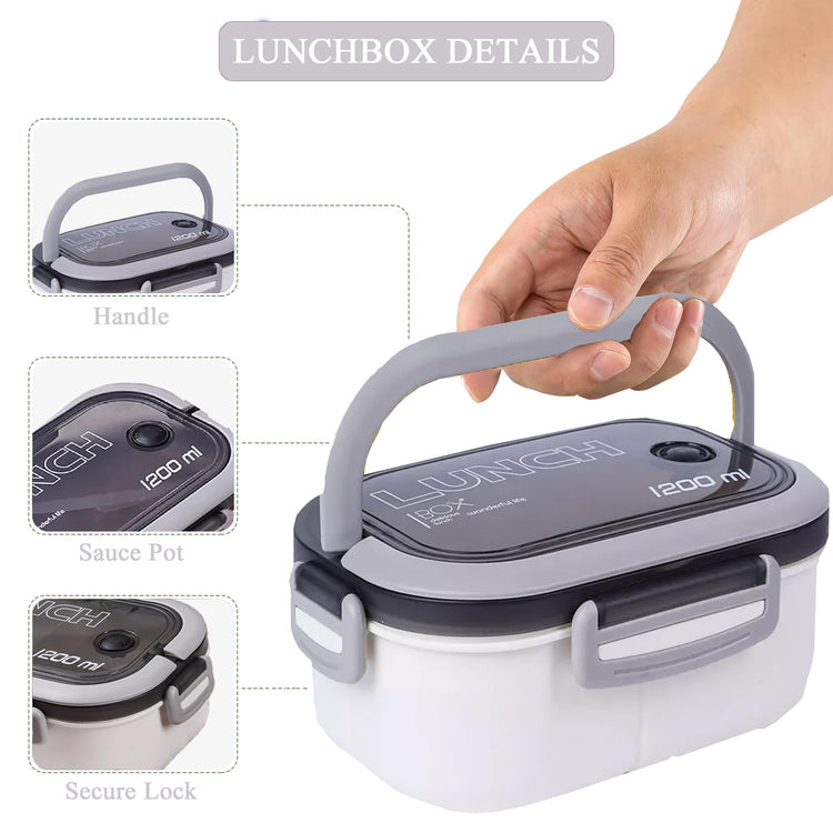 Double Layer Bento Box with Cutlery