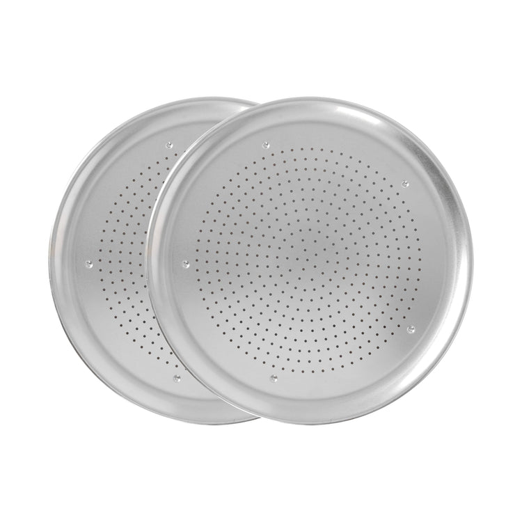 Naturals 16" Air Crisp Perforated Aluminum Pizza Pan (2 Count)