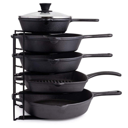 Pan Organizer for Cast Iron Skillets