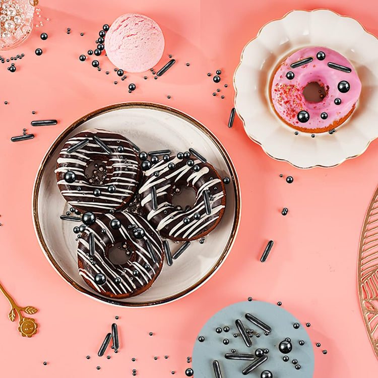 Black Mix Sugar Sprinkles (4.16 Ounce)