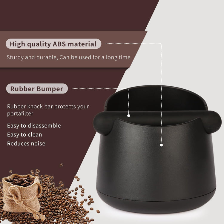 Knock Box Large Capacity Design Espresso Knock Box Shock