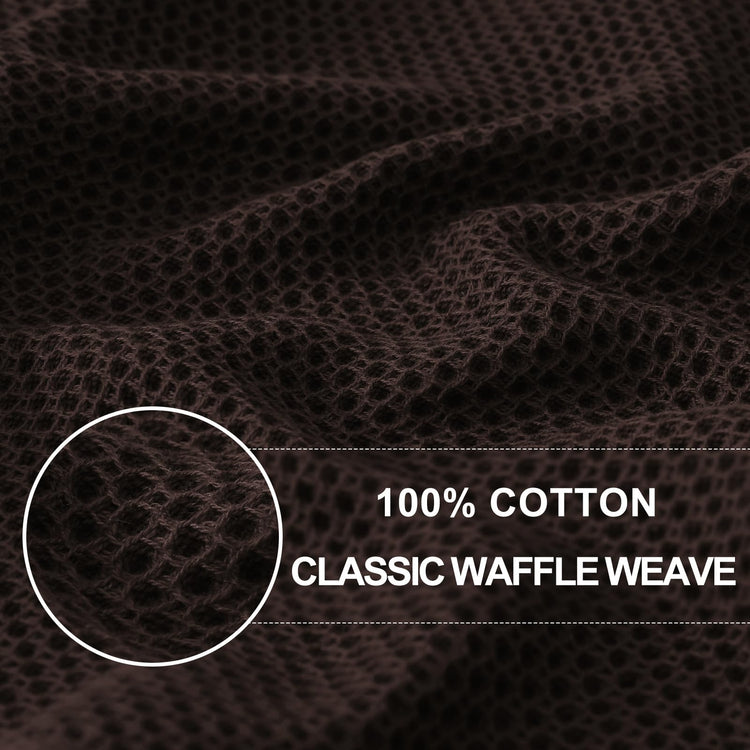 100% Cotton Waffle Weave Kitchen Dish Towels 4 (4 Count)