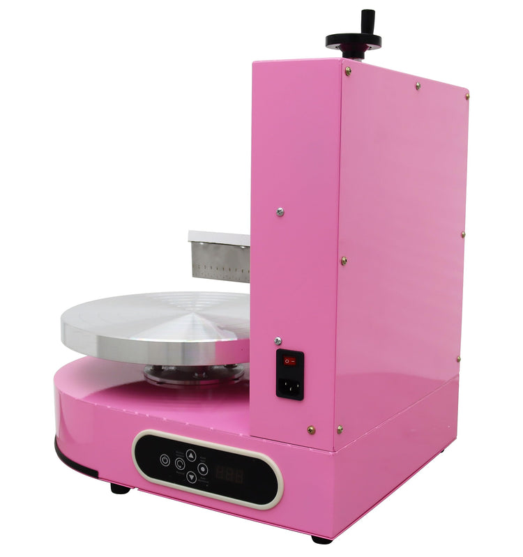 Cake Decorating Coating Machine Cream Spreading Automatic Frosting Turntable with Graduated Scraper 60