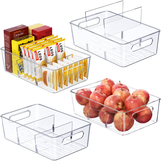4 Pack Pantry Organizers and Storage (4 Count)