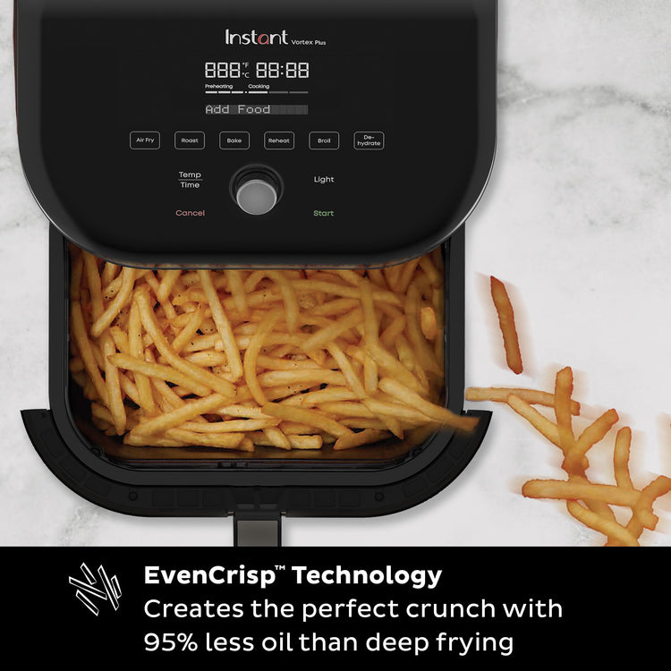 Vortex Plus 6QT Air Fryer with Odor Erase Technology