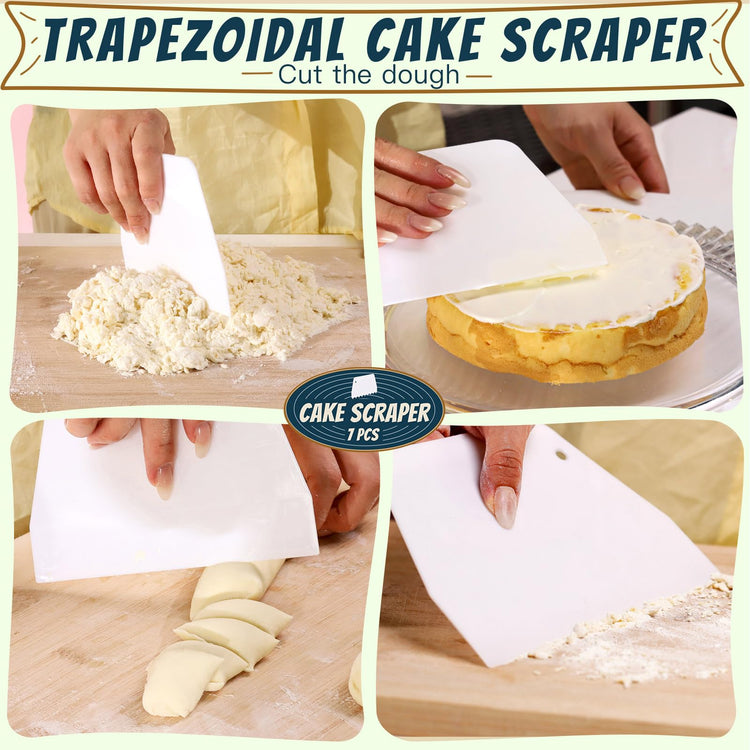 7 Pcs Cake Scraper