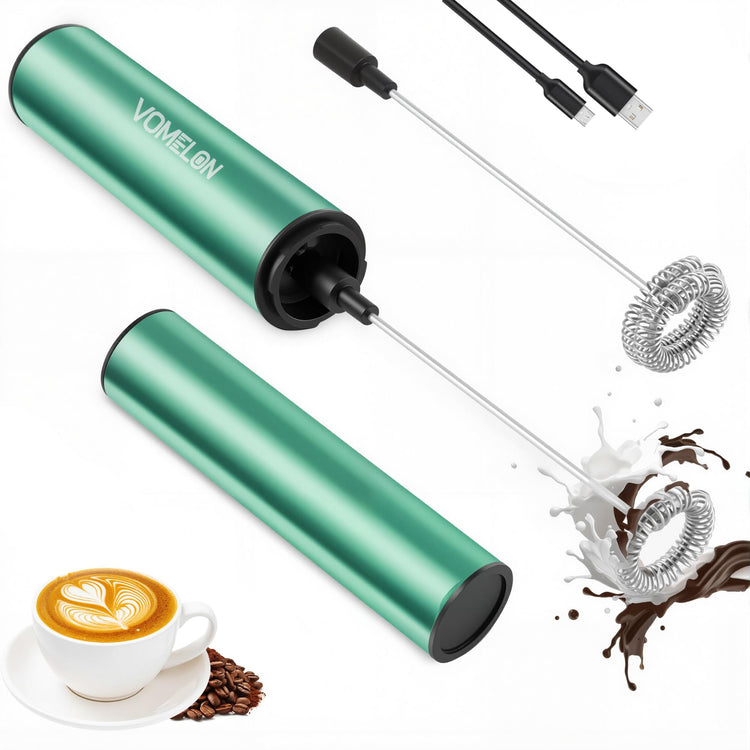 Milk Frother Rechargeable Battery Operated Frother for Coffee