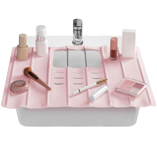 Travel Size Bathroom Sink Cover for Counter Space