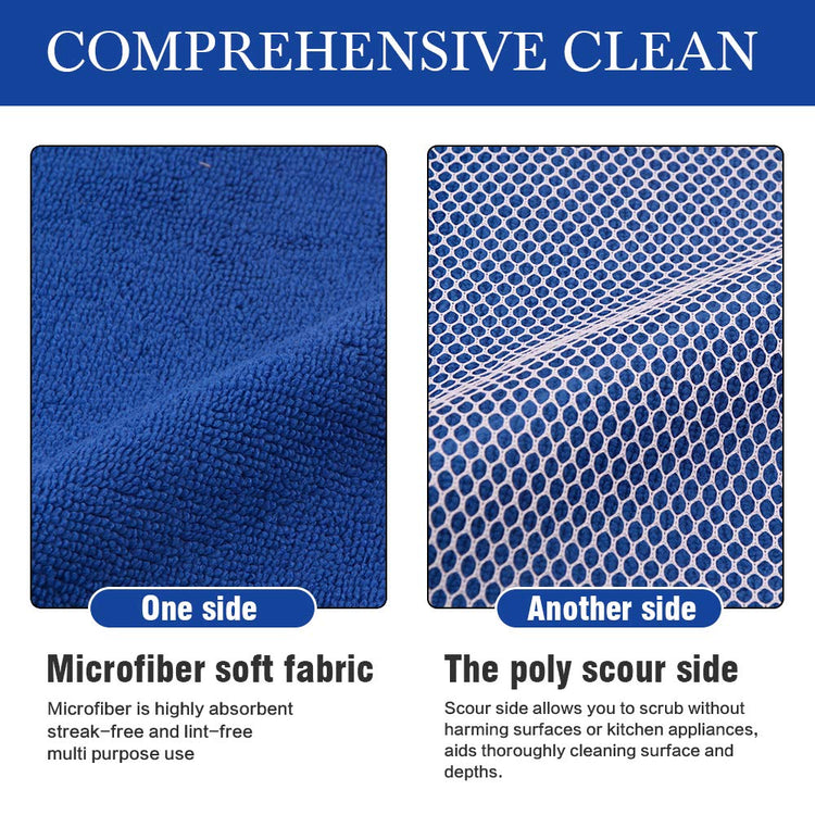 Dish Cloth for Washing Dishes Kitchen Washcloth Cleaning Cloth (5 Count)
