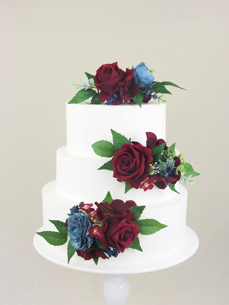 3Pcs Premade Cake Flowers (3 Count)