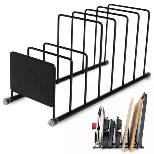 Pot Lid and Dish Organizer Rack