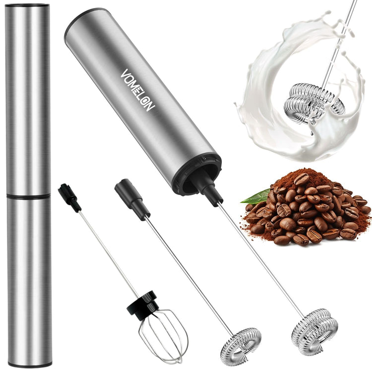 Milk Frother Rechargeable 3 Speed Electric Coffee Foamer for Travel