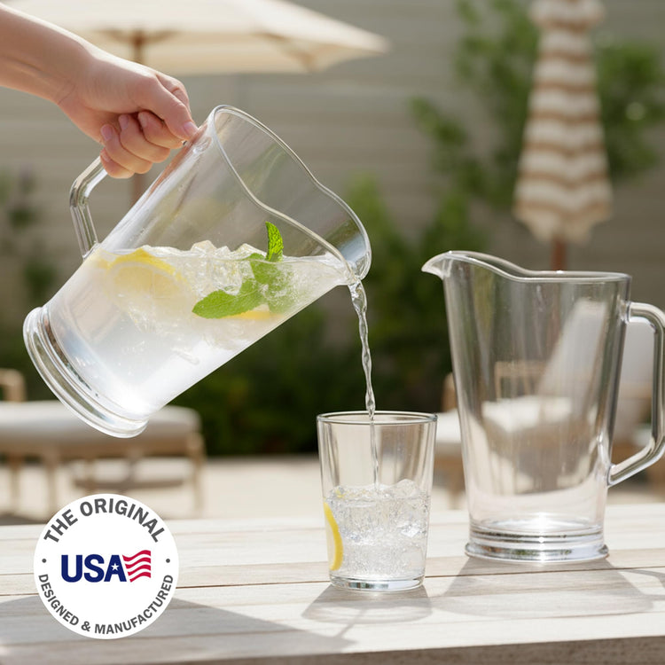 64oz Bistro Clear Pitcher (2 Count)
