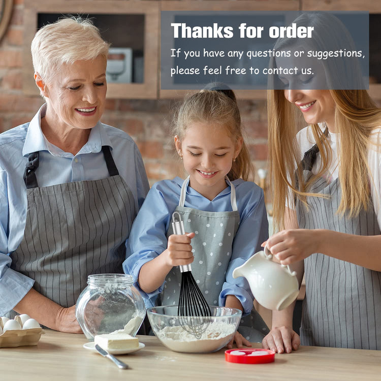 Black Silicone Whisk Set of 3 (3 Count)