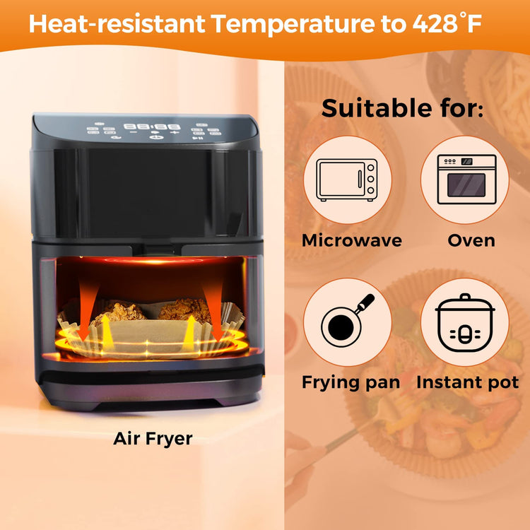 Air Fryer Liners Disposable (100 Count)