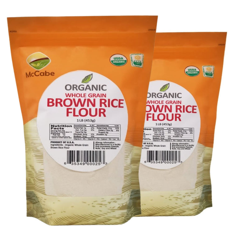 Organic Brown Rice Flour (32 Ounce)